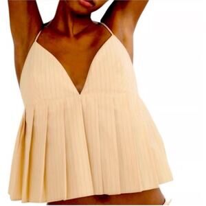 Zara Pleated Tank Top